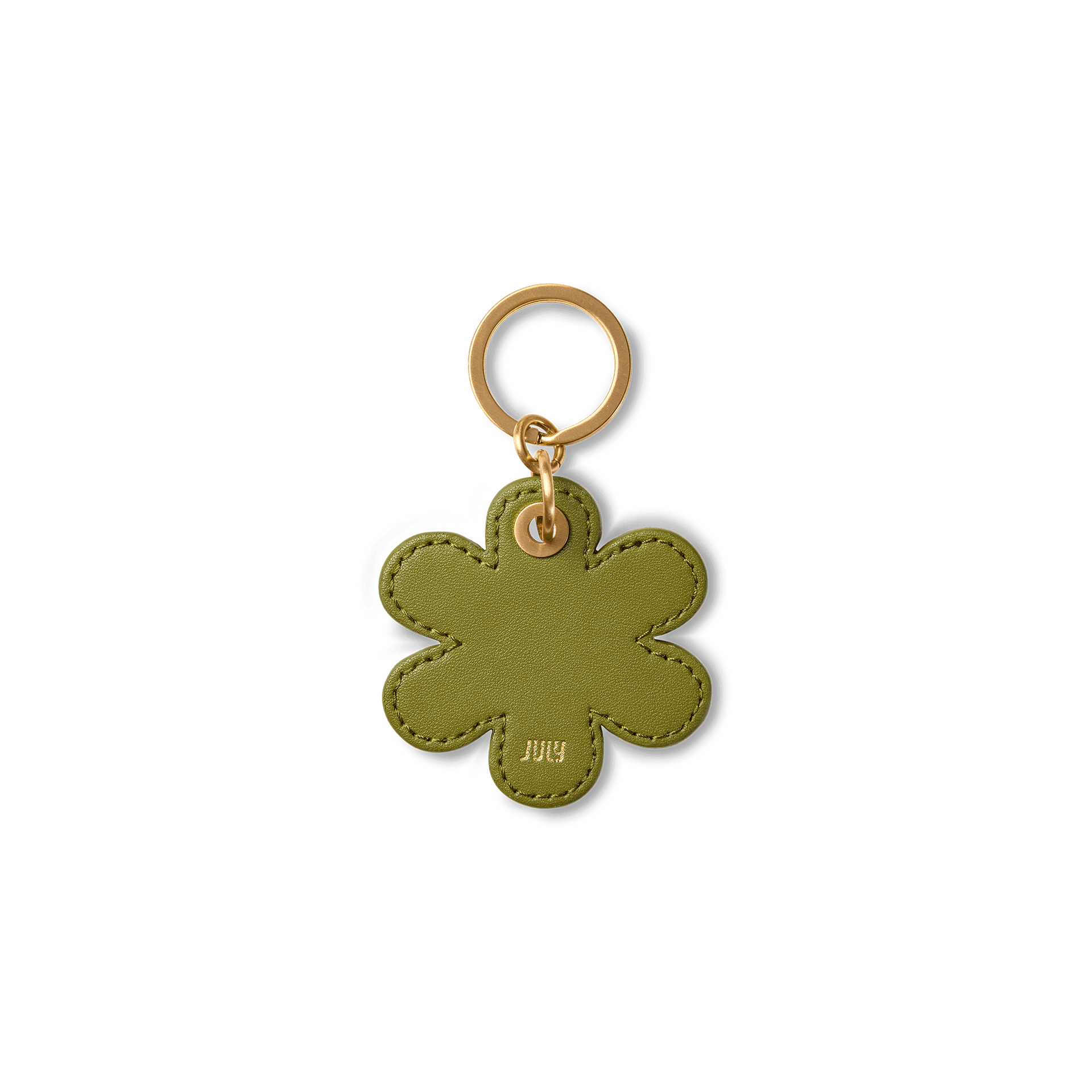 Shop All_Keyring_Leather_Flower_Olive.png
