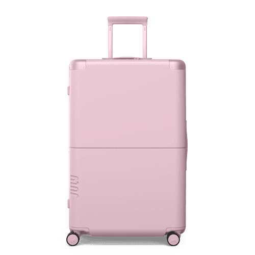 Blush pink luggage online