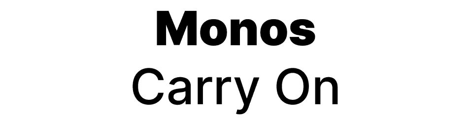 <h3><span style="font-size:21px;"><strong>Monos</strong></span></h3><p>Carry On</p>